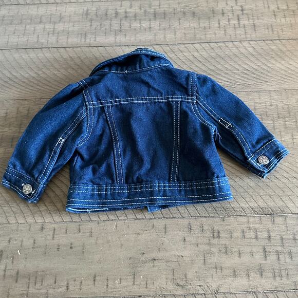 Nannette Jean Jacket Denim Embroidered Floral  3-6 Months - Picture 5 of 5